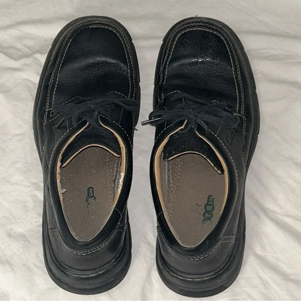 Clarks XTR Lite Black Oxfords Classic Dress Shoes Size 10M - Picture 8 of 8